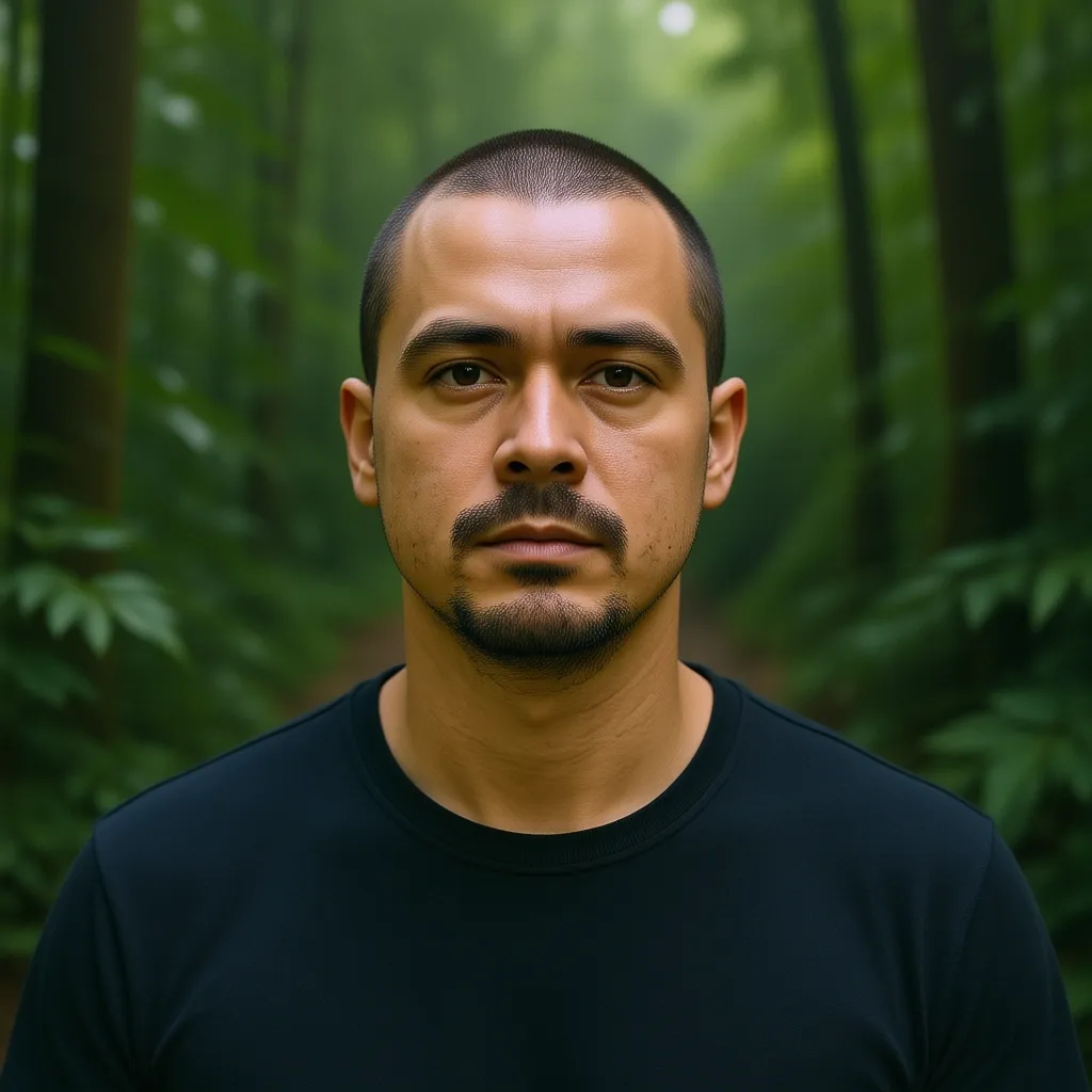 Qwen background editing result